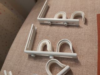 Soportes cortina Ikea - blancos
