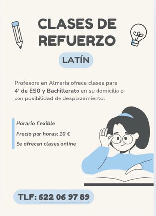 Clases particulares latín ESO-Bachillerato