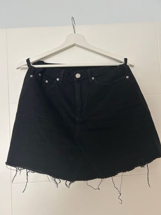 Mini Falda Vaquera Negra