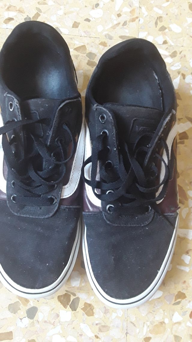 Zapatillas Vans marrón-negras 42