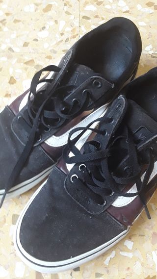 Zapatillas Vans marrón-negras 42