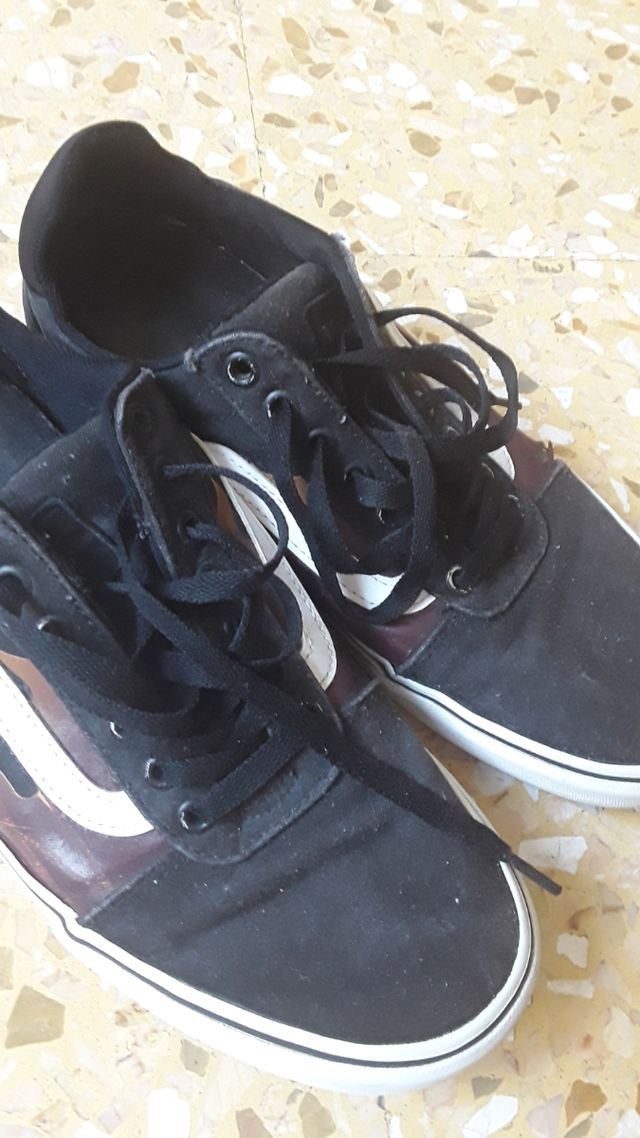 Zapatillas Vans marrón-negras 42