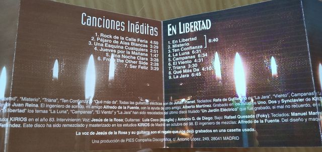 TRIANA: EN LIBERTAD Y CANCIONES INÉDITAS- DOBLE CD