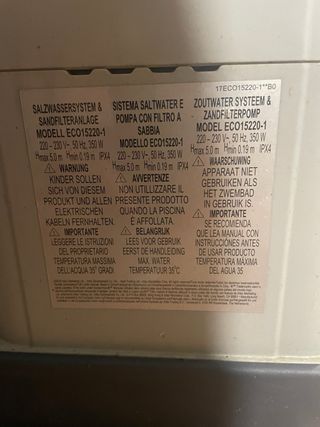 Pompa filtro INTEX per piscina