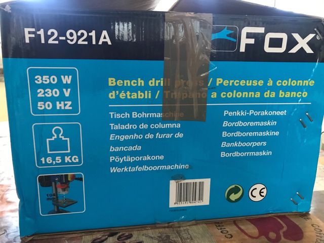 Taladro columna FOX F12-921A - 350W