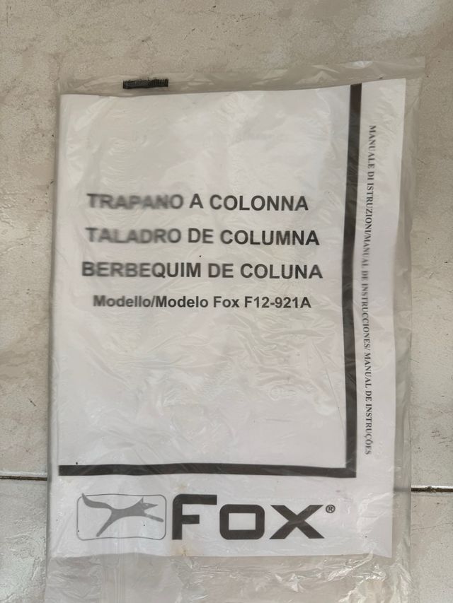 Taladro columna FOX F12-921A - 350W