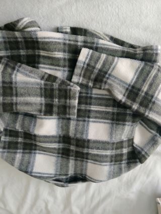 Chaqueta cuadros verde-blanco