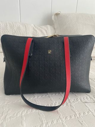 Bolso Carolina Herrera - Negro y Rojo