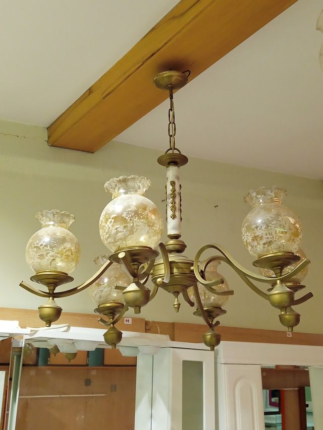 CH040 - Lámpara vintage 5 brazos