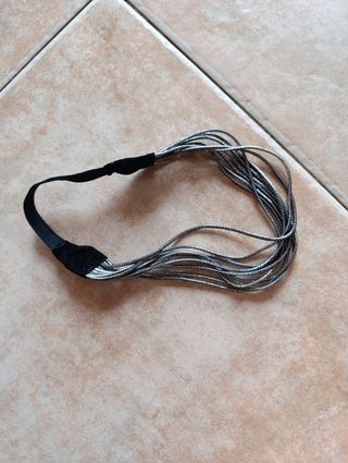 Diadema plateada - 1 ud.