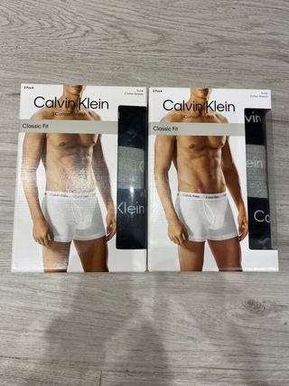 2x Calvin Klein - Calzoncillos M
