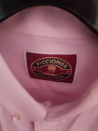 Camisa rosa caballero manga corta