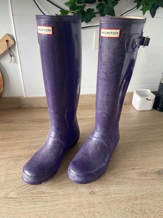 Botas Hunter Púrpura Talla 39