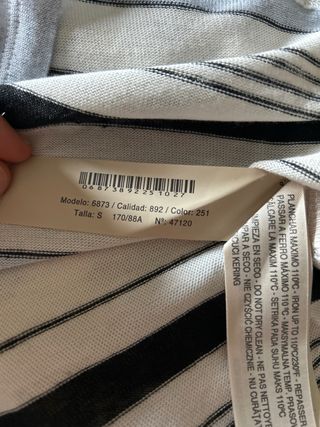Camiseta rayas Massimo Dutti S
