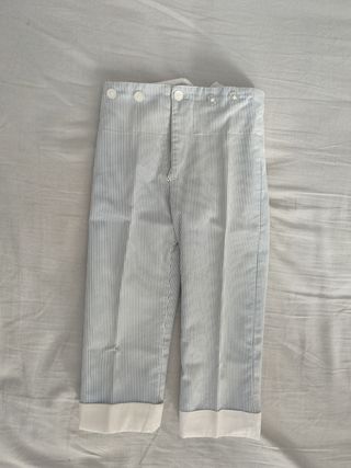 Traje Campero niño 3 años - rayado azul