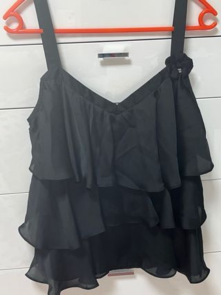 Top negro - Blusa negra