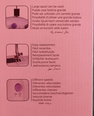 Mini máquina de coser portátil