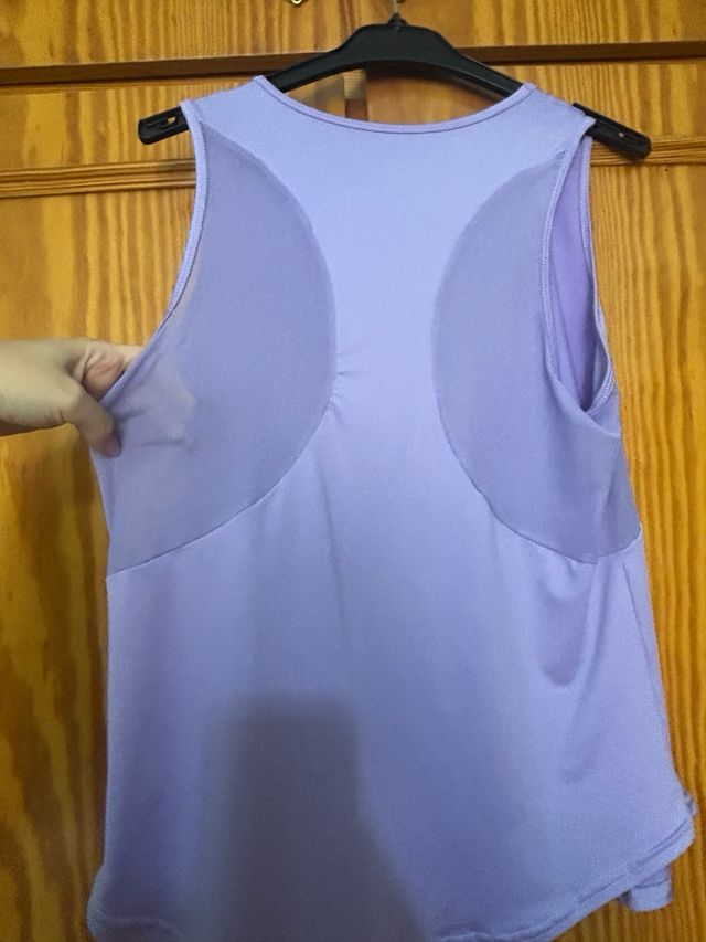 Camiseta deportiva mujer M - Lila