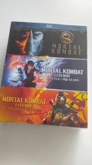 Pack Blu-ray Mortal Kombat (3 filmes)