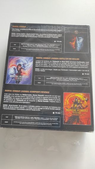 Pack Blu-ray Mortal Kombat (3 filmes)