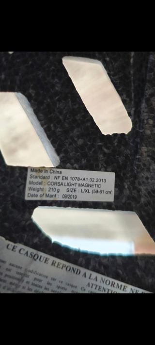 Casco bici Ekoi corsa light magnetic