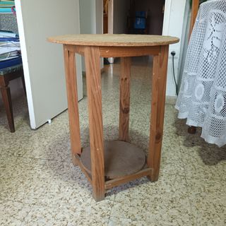 Mesitas camilla madera-corcho