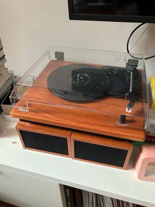 Tocadiscos Lauson Bluetooth marrón