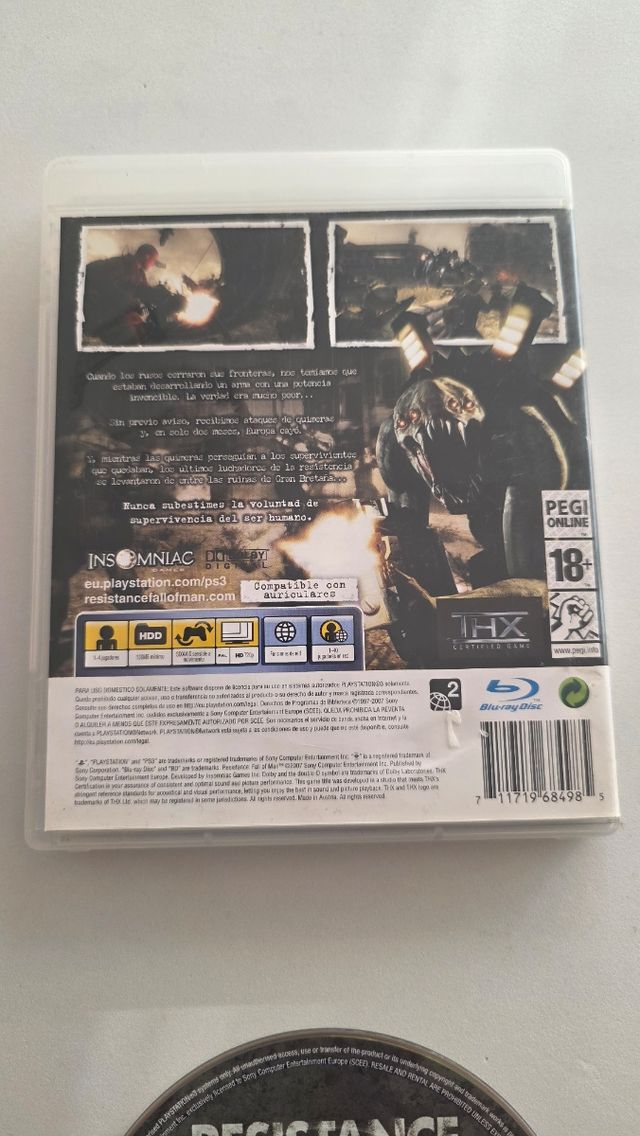 Resistenza Caduta dell'Uomo PS3