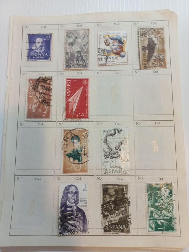 Sellos España (años 60-70): ¡lote 57 sellos¡