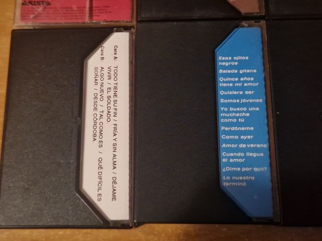Lote Casettes años 70