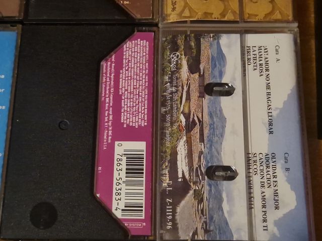 Lote Casettes años 70