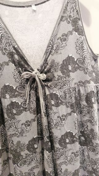 Vestito estivo grigio - taglia L
