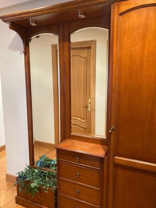 Mueble recibidor madera