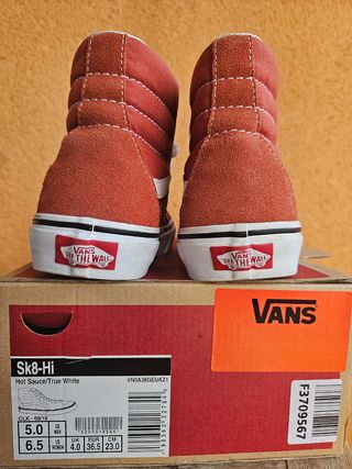 Vans Sk8-Hi Hot Sauce / True White 