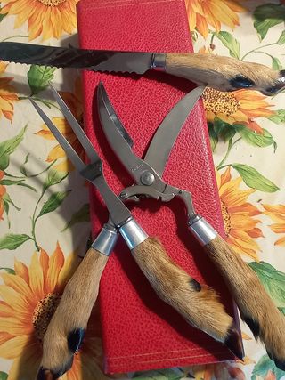 Juego set de corte Asados