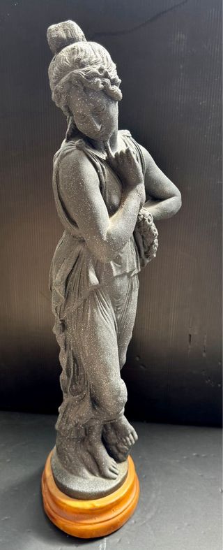 Escultura Diosas Griega - Efecto Granito Negro