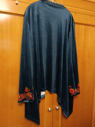Chaqueta terciopelo Ursime - Azul, Rojo