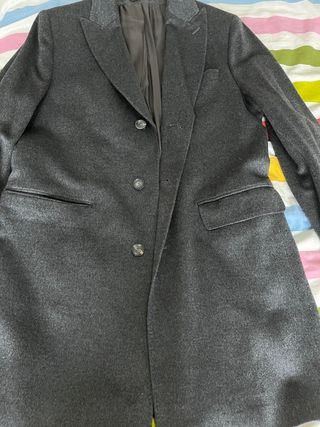 Abrigo Massimo Dutti gris - Talla XXL