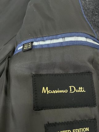 Abrigo Massimo Dutti gris - Talla XXL