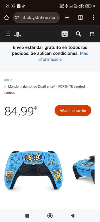 Mando DualSense Fortnite PS5