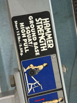 Hammer Strength Ground Base Squat High Pull