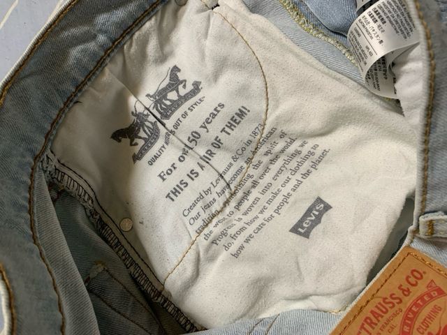 Shorts Levi's 412 blu chiaro, taglia L