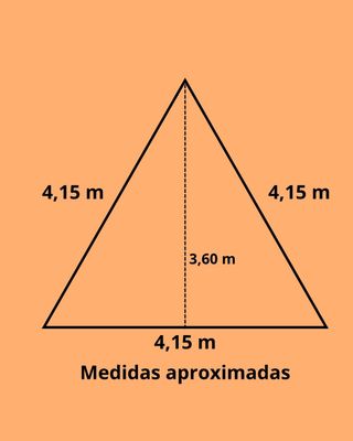 Toldo vela triangular naranja/beige vidaXL verano