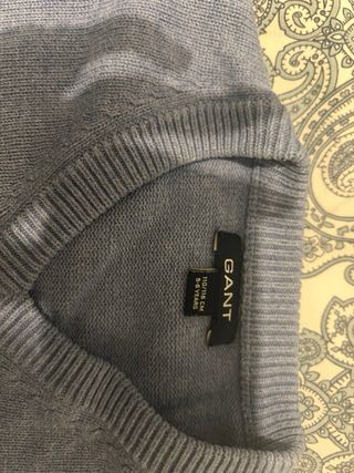 Jersey Gant niño azul
