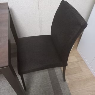 Mesa hierro forjado + 2 sillas. 