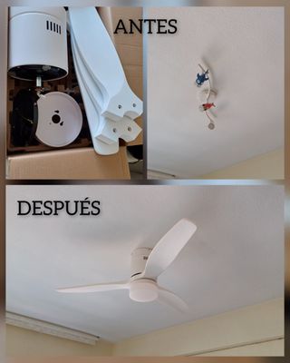 ELECTRICISTA INSTALADOR DE VENTILADORES DE TECHO