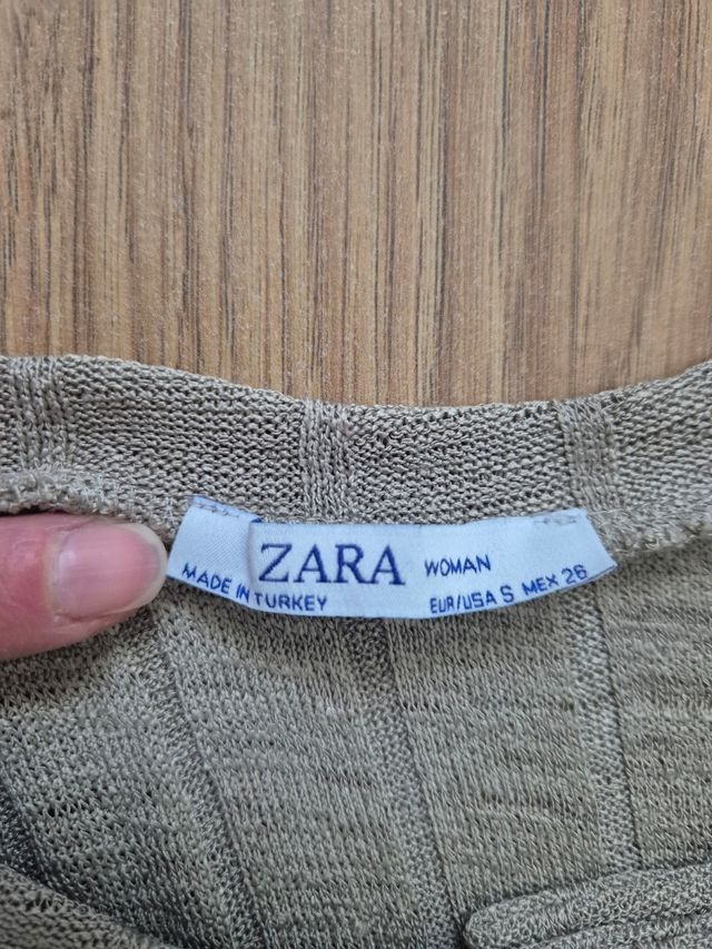 Conjunto Zara beige mujer
