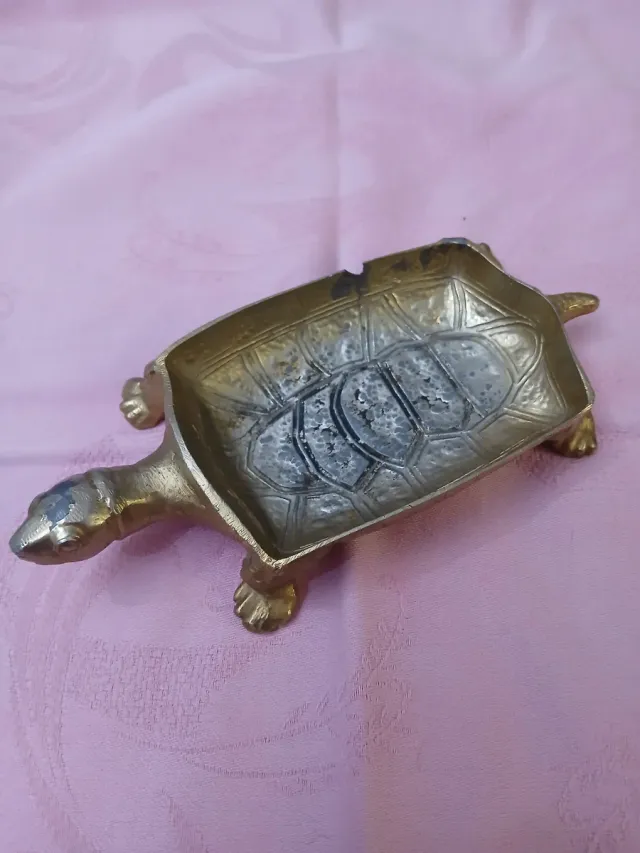 Posacenere Tartaruga Metallo