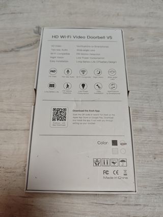 Timbre cámara Video Doorbell V5 WiFi