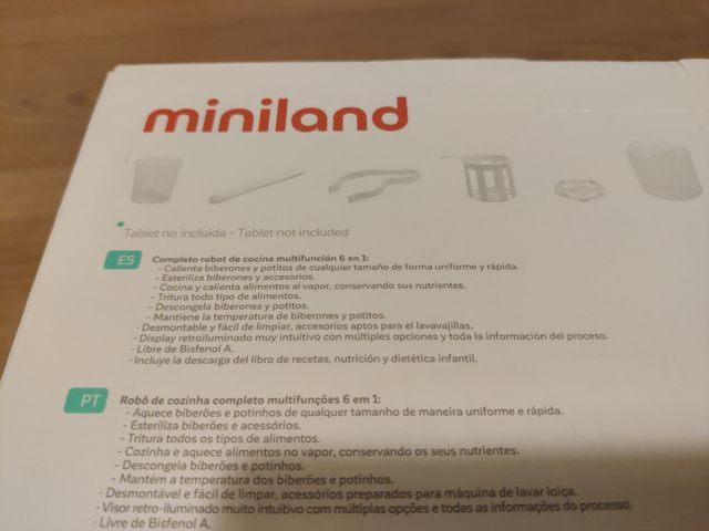 Robot de cocina infantil CHEFY 6 Miniland NUEVO